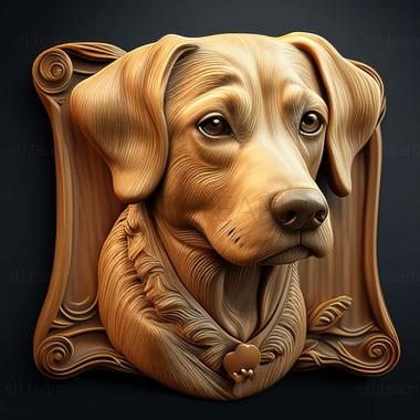 3D model Willie dog famous animal (STL)
